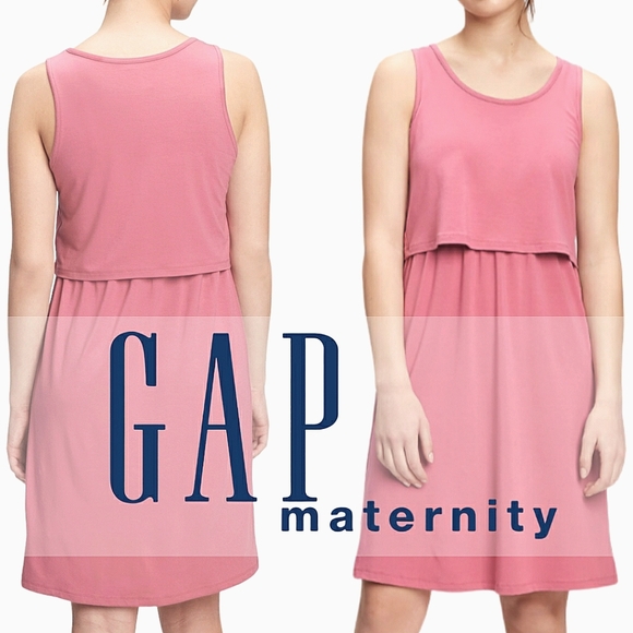 GAP Maternity | Overlay Nursing Dress | Medium - Picture 1 of 8